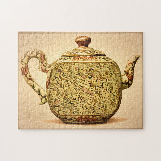 Tee-Topf-Puzzlespiel Milliamperestunde Jongg Puzzle (Horizontal)