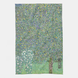 TEE-TOWEL: GUSTAV KLIMT: ROSEBUSHES GESCHIRRTUCH