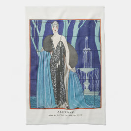 TEE-TOWEL: VINTAG GEORGE BARBIER POSTER GESCHIRRTUCH