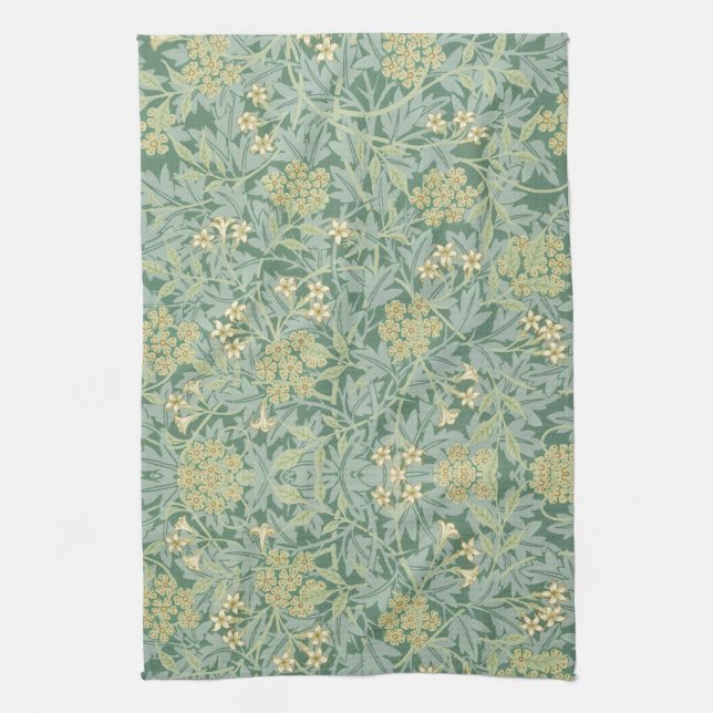 TEE-TOWEL: WILLIAM MORRIS:JASMINE GESCHIRRTUCH (Vertikal)