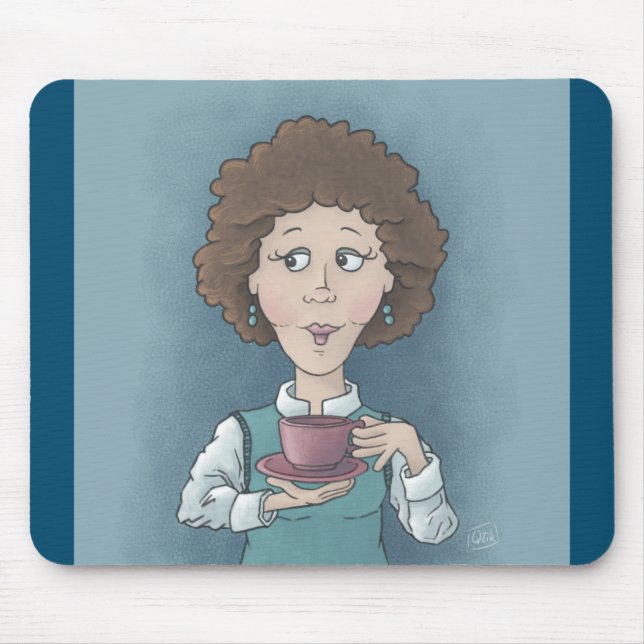 Tee trinken Mousepad (Vorne)
