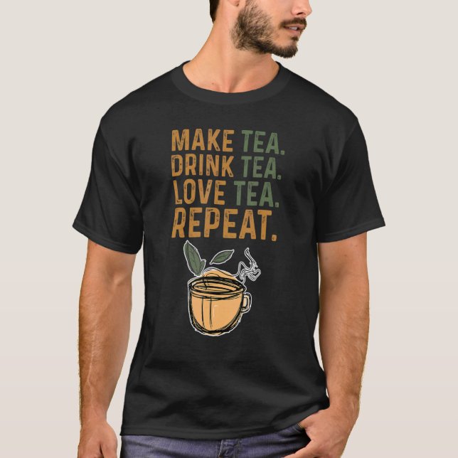 Tee trinken Tee Liebe Tee Tee Tee Tee Tee Drinker  (Vorderseite)