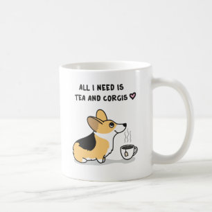 Tee u. Corgis [tricolor] Tasse