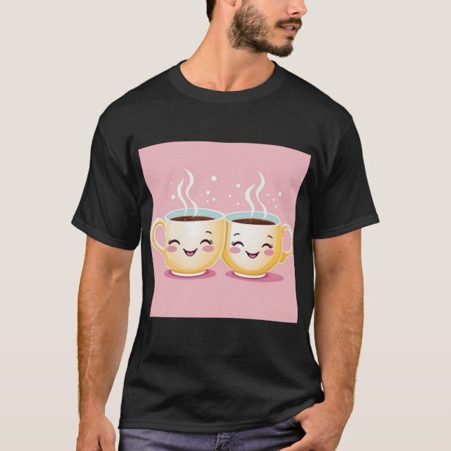 Tee und Besties Niedliches Design (Vorderseite)