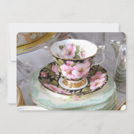 Tee-und Kuchen-kundengerechte Einladung