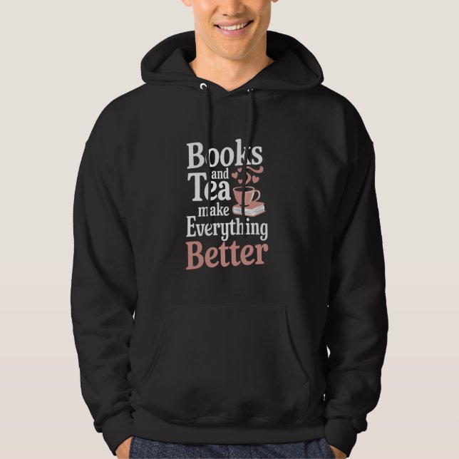 Tee und Literatur Gemütliche Lesekochen Bookworm T (Vorderseite)