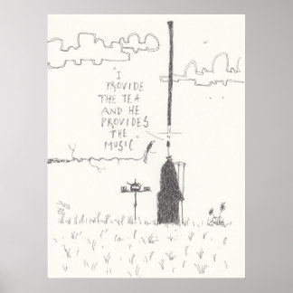 Tee- und Musikposter Poster