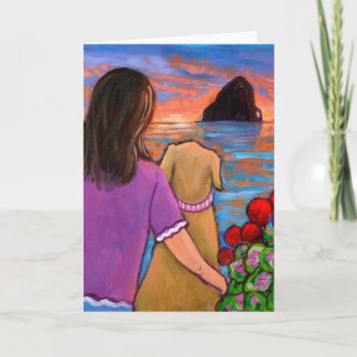 Tee und Schwestern Karte