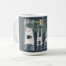 Tee und warme Socken Blue Tasse