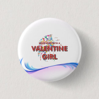 TEE Valentine Girl Humor Ladies T-Shirts Button