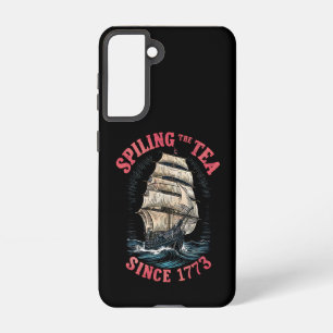 Tee verschütten seit 1773 4. Juli Samsung Galaxy Hülle