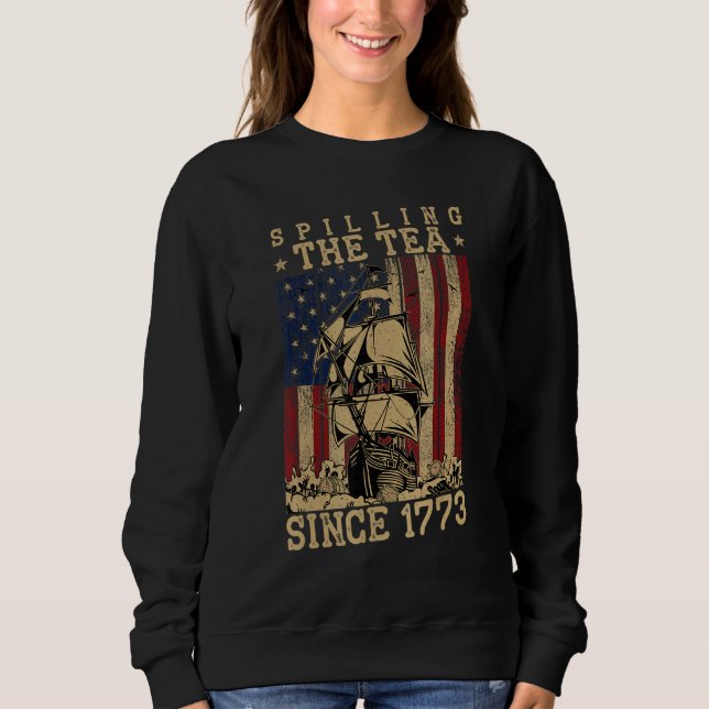 Tee Verschütten Seit 1773 US-Geschichtslehrer Vin (Vorderseite)