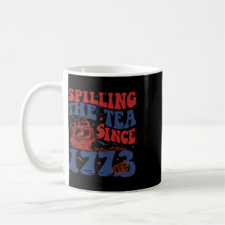 Tee Verschütten Seit 1776 Amerikanisch Patriotisch Kaffeetasse