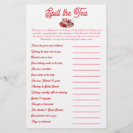 Tee verteilen: Brautparty Mix and Mingle