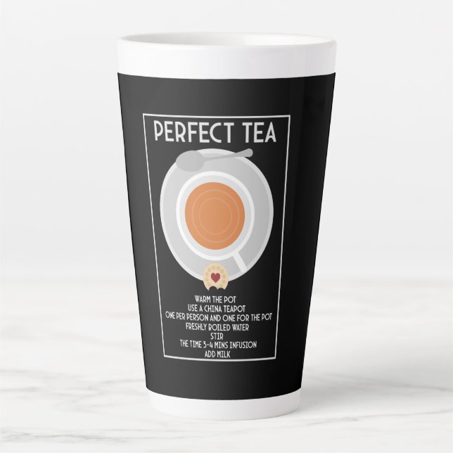 Tee Wall Art Poster Print Milchtasse (Vorderseite)