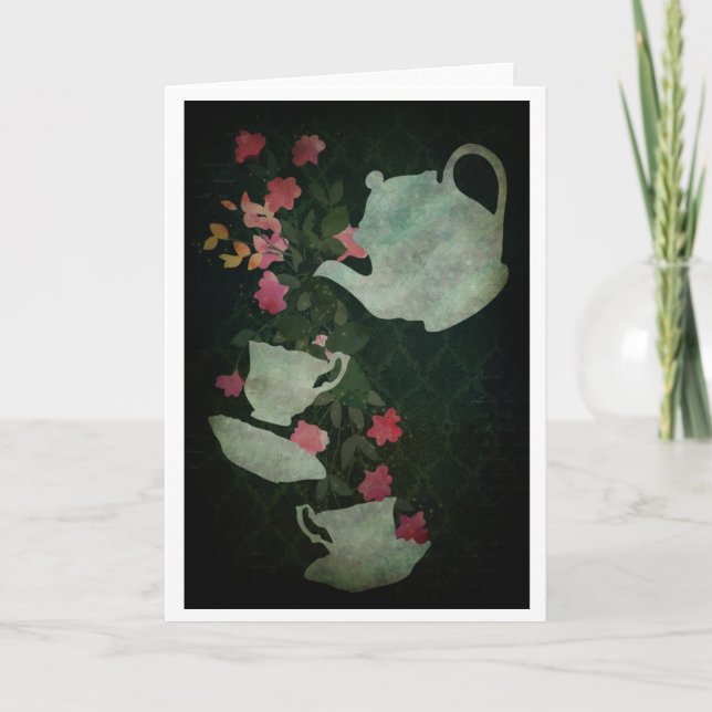 Tee-Zeit Karte (Vorderseite)