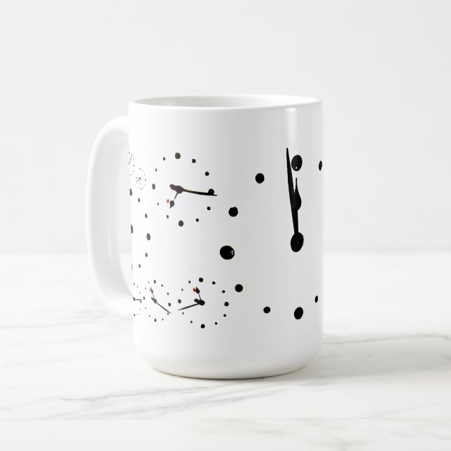 Tee-Zeit-Ticken Tock Tasse (Vorderseite Links)