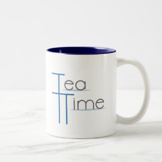 Tee-Zeit Zweifarbige Tasse