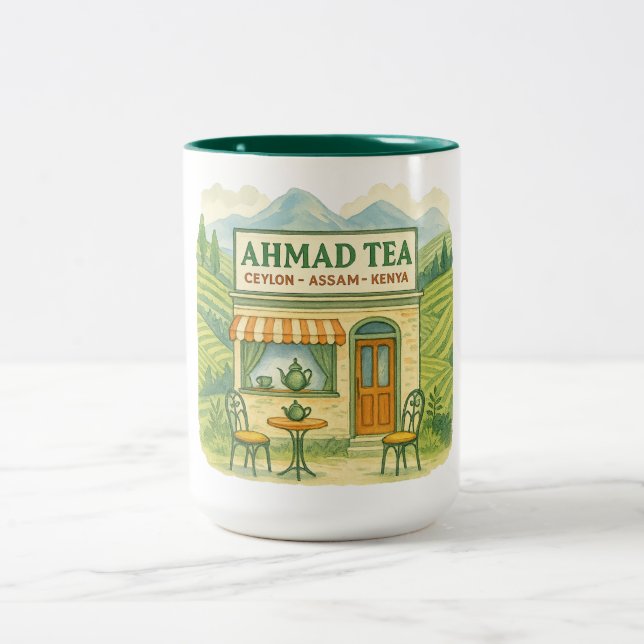 Tee Zweifarbige Tasse (Mittel)