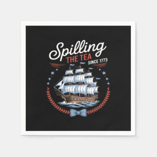 Teeausbreitung seit 1773, 4. Juli Serviette