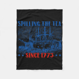 Teeausbreitung seit 1773 Amerikanische Unabhängigk Fleecedecke
