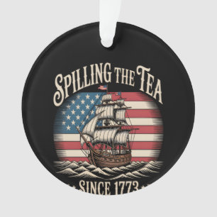 Teeausbreitung seit 1773 Gewitter-Meme Ornament