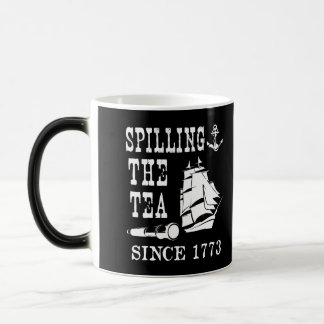 Teeausbreitung seit 1773 Vintag Verwandlungstasse