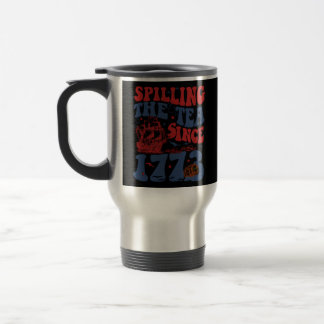 Teeausbreitung Seit 1776 amerikanisches Patriotiku Reisebecher