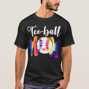 Teeball Mama TieDye Funny Ball Mama Muttertag T-Shirt