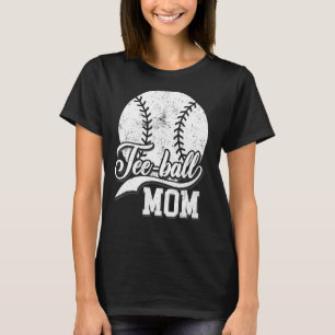Teeball Mama Vintage Ball Mama Muttertag für Mama T-Shirt