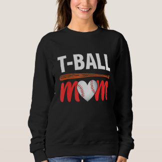 Teeball Sports Ball Mama Muttertag Sweatshirt