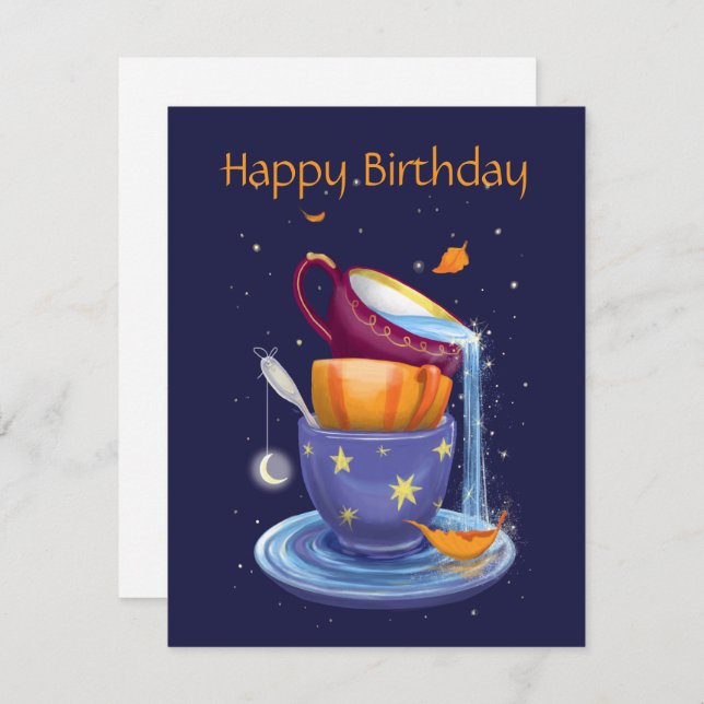 Teebecher fallen Whimsical (Vorne/Hinten)