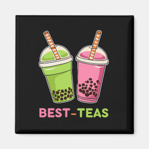 Teebester Kawaii boba Bubble Perlteefreunde Magnet