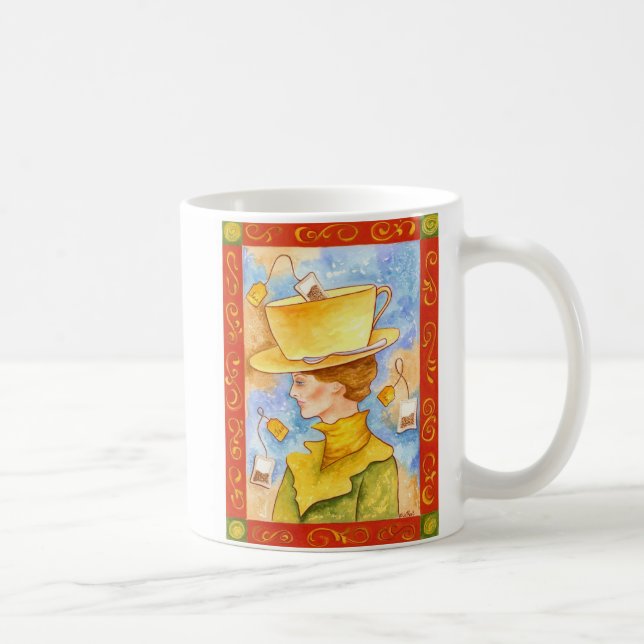 Teebeutel-Dame Kaffeetasse (Rechts)