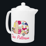 Teebeutel für personalisierte Retro Caravan<br><div class="desc">In der folgenden Kollektion finden Sie das komplette Sortiment von 25 Retro Caravans von Trina Esquivelzeta @SurfaceHug zu verschiedenen anderen Produkten.</div>