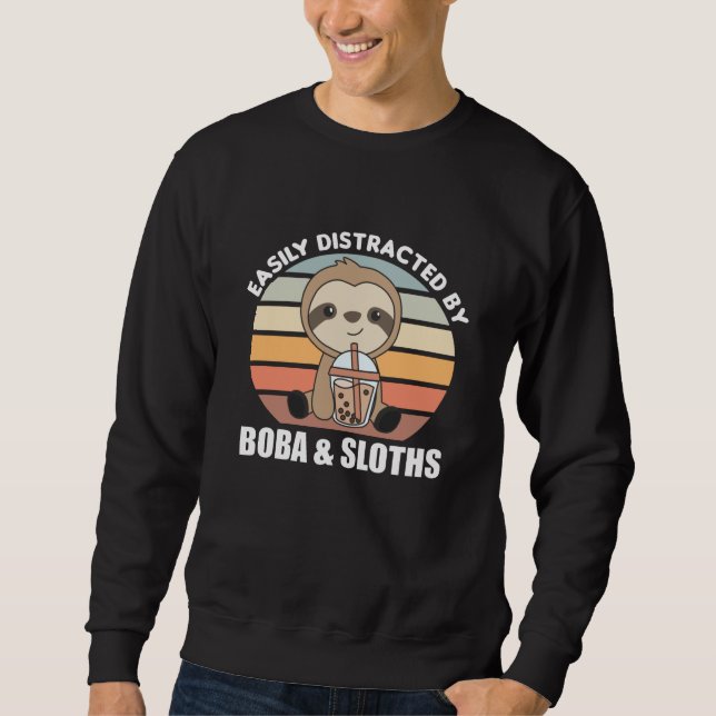 Teebeutel mit Schokolade-Niedliche Tiere Sweatshirt (Vorderseite)