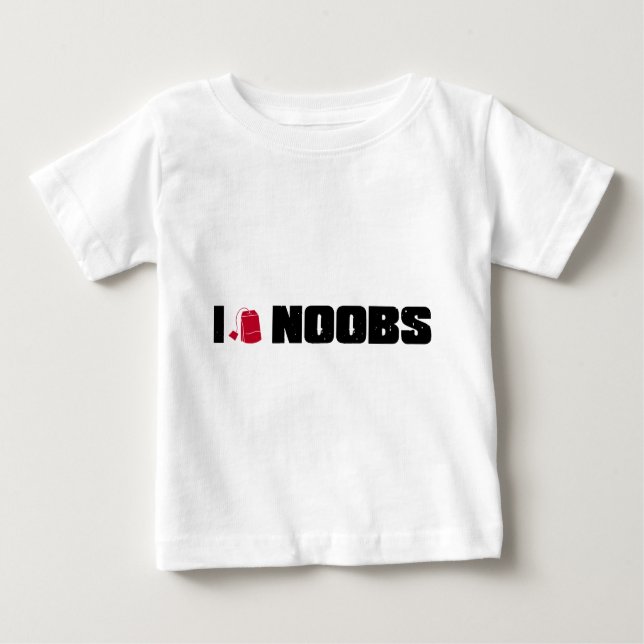 (Teebeutel) noobs I Baby T-shirt (Vorderseite)