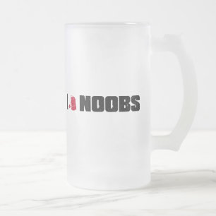 (Teebeutel) noobs I Mattglas Bierglas
