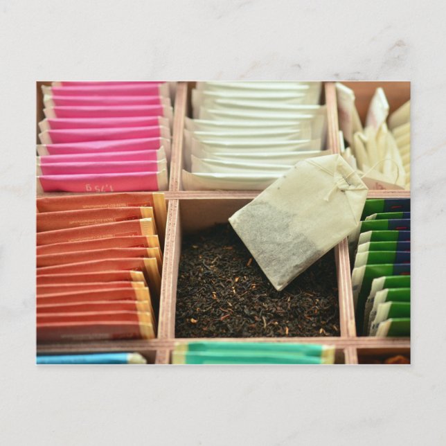 Teebeutel Postkarte (Vorderseite)