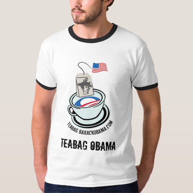 TEEBEUTELOBAMA Tee-Shirt T-Shirt (Vorderseite)