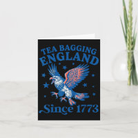 Teebeutelung England Seit 1773 Patriotischer Adler