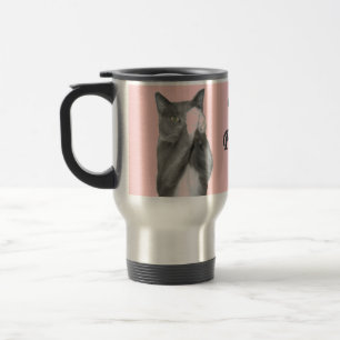 Teebitte Kitty-Reise-Tassen-Rosa Reisebecher