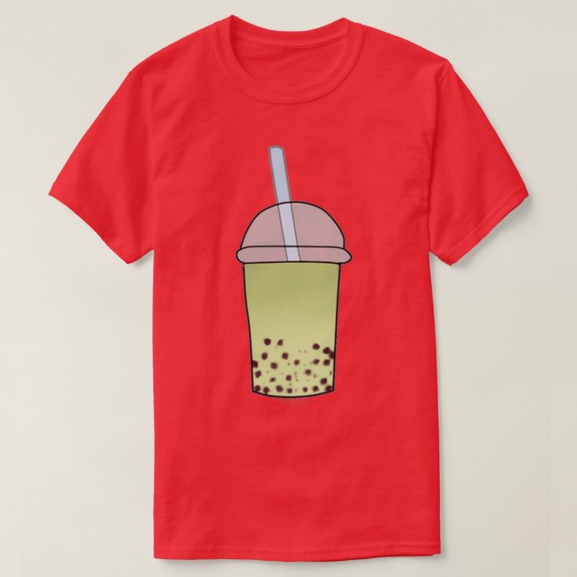Teeblasgetränk von Matcha Boba 1 T-Shirt (Design vorne)