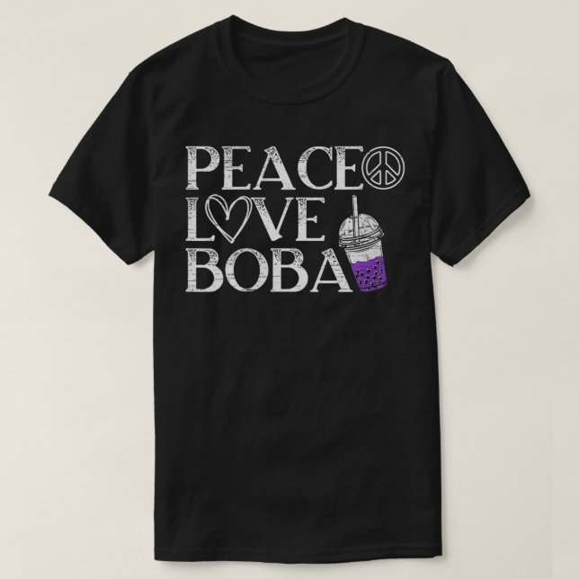 Teeblätter Tea Boba Kostüm Kostüm T-Shirt (Design vorne)