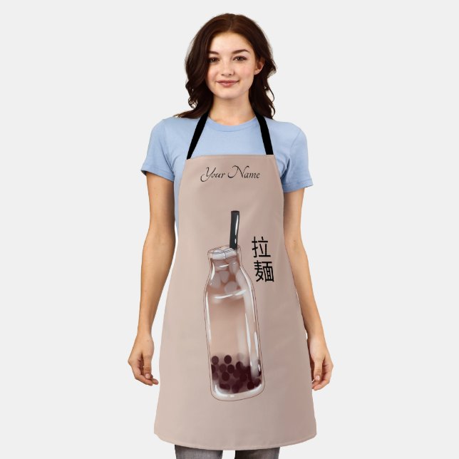 Teeblätterchen Schürze (Getragen)