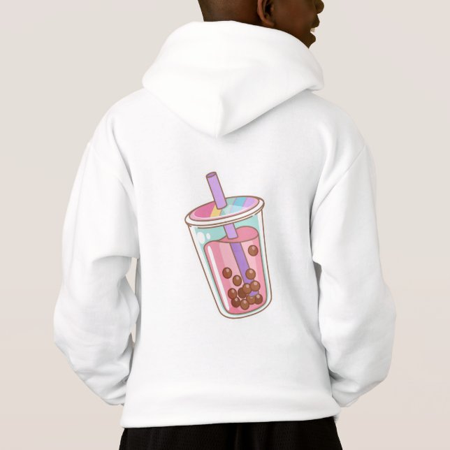 Teeblättertee Hoodie (Rückseite)