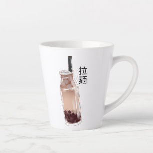 Teeblättertee Milchtasse