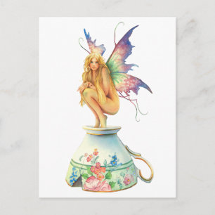 "Teecup Fairy" von Schotte Howden Postkarte