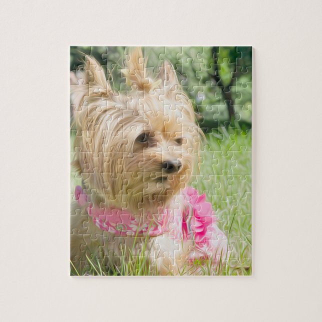 Teecup Yorkshire Terrier Jigsaw Puzzle (Vertikal)