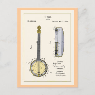 Teed Patent Postcard Postkarte